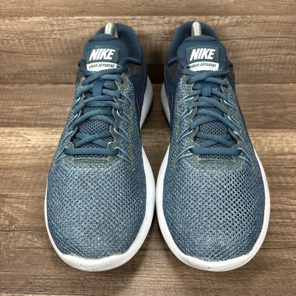 Nike Lunar Apparent Green Blue Womens US Size 10 EUR 42 908998-400 Running Shoes